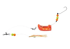 Balzer Plattfisch Perchman Rig 28g Rot-Gelbe Punkte