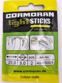 Cormoran Knicklicht Box 4,5x37mm Gelb 50x2Stk.
