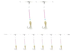 Daiwa GrandW. Rotbarsch-Vorfach Circle 5/0 Weiß