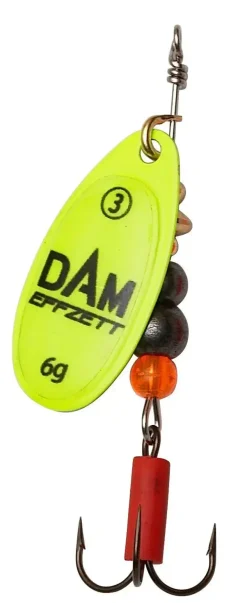 DAM FZ Fluo Spinner #4 Yellow