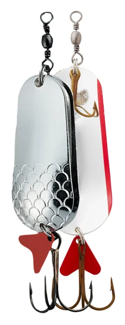 DAM FZ Twin Blinker 8cm 45g Silver/Silver