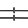 FOX Carp Black Label Slim 2 Rod Buzz Bars 220-250mm