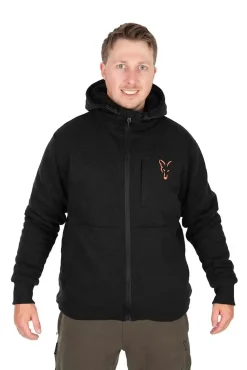 FOX Carp Collection Sherpa Jacket #S Black/Orange