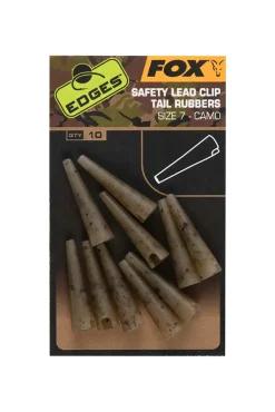 FOX Carp EDGES Camo Safety Lead Clip Tail Rubbers #7