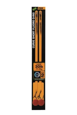 FOX Carp EDGES Curve Short Flouro D-Rigs #2