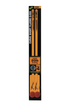 FOX Carp EDGES Curve Short Flouro D-Rigs #2