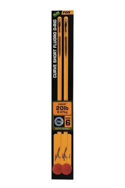FOX Carp EDGES Curve Short Flouro D-Rigs #2