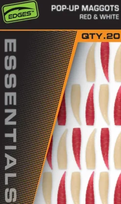 FOX Carp EDGES Essentials Popup Maggots Red White