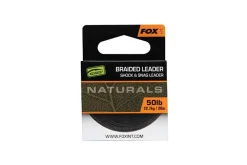 FOX Carp EDGES Naturals Braided Leader 20m Green 50lb