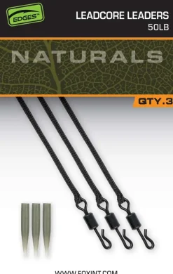 FOX Carp EDGES Naturals Leadcore Leaders
