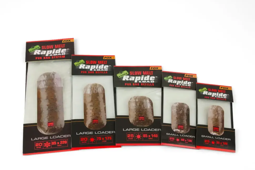 FOX Carp EDGES Rapide Load PVA Bag Refills Slow Melt 75mmx175mm