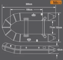 FOX Carp EOS 300 Boat Slat Floor