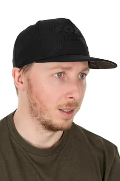 FOX Carp Snapback Cap Black/Camo