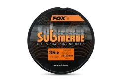 FOX Carp Submerge Orange Sinking Braid 300m Orange 0,20mm 15,8kg