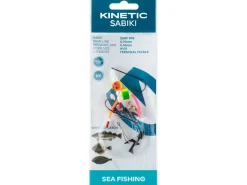 Kinetic Sabiki Surf #1/0 120cm Fire Tiger Pearl