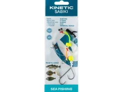 Kinetic Sabiki Surf #1/0 120cm Fire Tiger Pearl