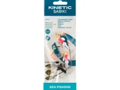 Kinetic Sabiki Tournament Surf Spin&Turn #1/0 110cm Pearl
