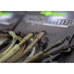 Korda Dark Matter Leader Hybrid Lead Clip 100cm 40lb Weedy Green