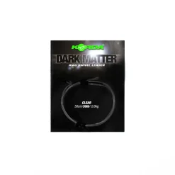 Korda Dark Matter Leader Size 8 Ring Swivel 50cm 40lb Clear