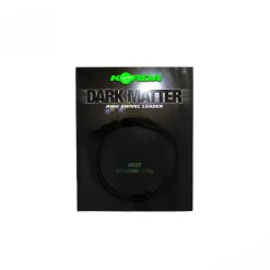 Korda Dark Matter Leader Size 8 Ring Swivel 50cm 40lb Clear