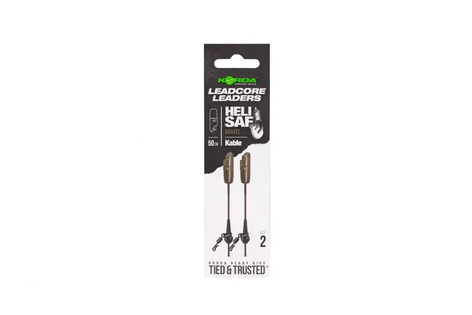 Korda Kable Leadcore Leader Heli Safe 50cm Weed