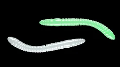 Libra Lures Fatty D'Worm Tournament 55 Cheese 5,5cm 000 - glow uv green