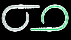Libra Lures Flex Worm 95 Cheese 9,5cm 000 - glow uv green