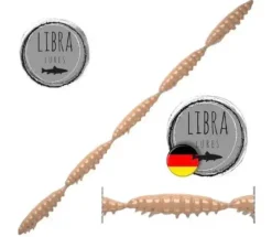 Libra Lures Larva Multi 25 -5x5 Cheese 2,5cm 001 - white