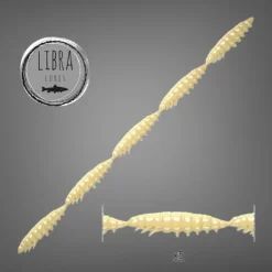 Libra Lures Larva Multi 25 -5x5 Cheese 2,5cm 001 - white