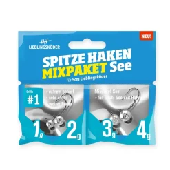 Lieblingsköder Jigköpfe Spitze Haken Mixpaket See #1