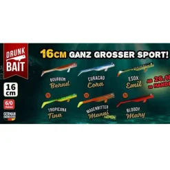 LMAB Drunk Bait 16cm Curacao Cora