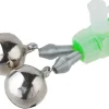 Mikado Doppel Aal- Glocke 3er Pack mit Knicklichthalter D=14mm
