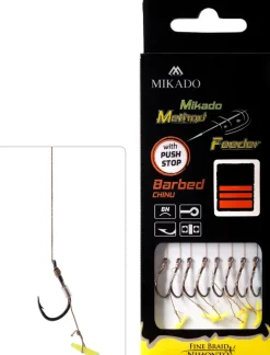 Mikado Method Feeder Rig Braid Push Stop Chinu #10 10cm 0,12mm