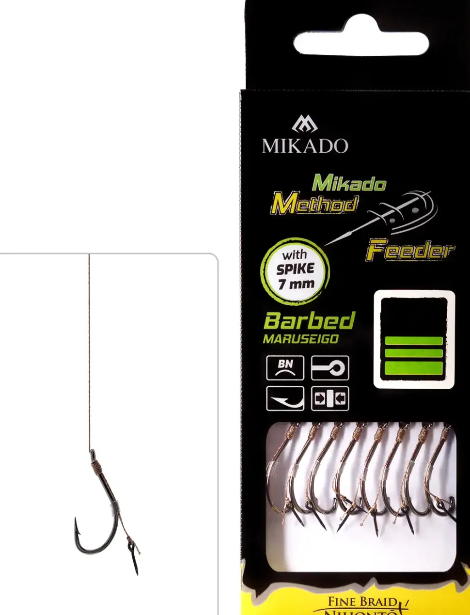 Mikado Method Feeder Rig Braid Spike Maruseigo #8 10cm 0,14mm