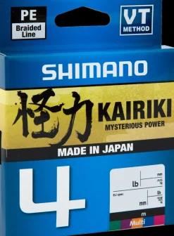 Shimano Kairiki 4 300m Multicolor 0,06mm 4,4kg