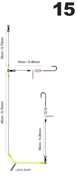 Spro Salt Rig 15 2 75cm Silber