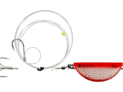 Westin Halibut Anti Twist Rig 450g 2 #3/0 190cm Orange Flash