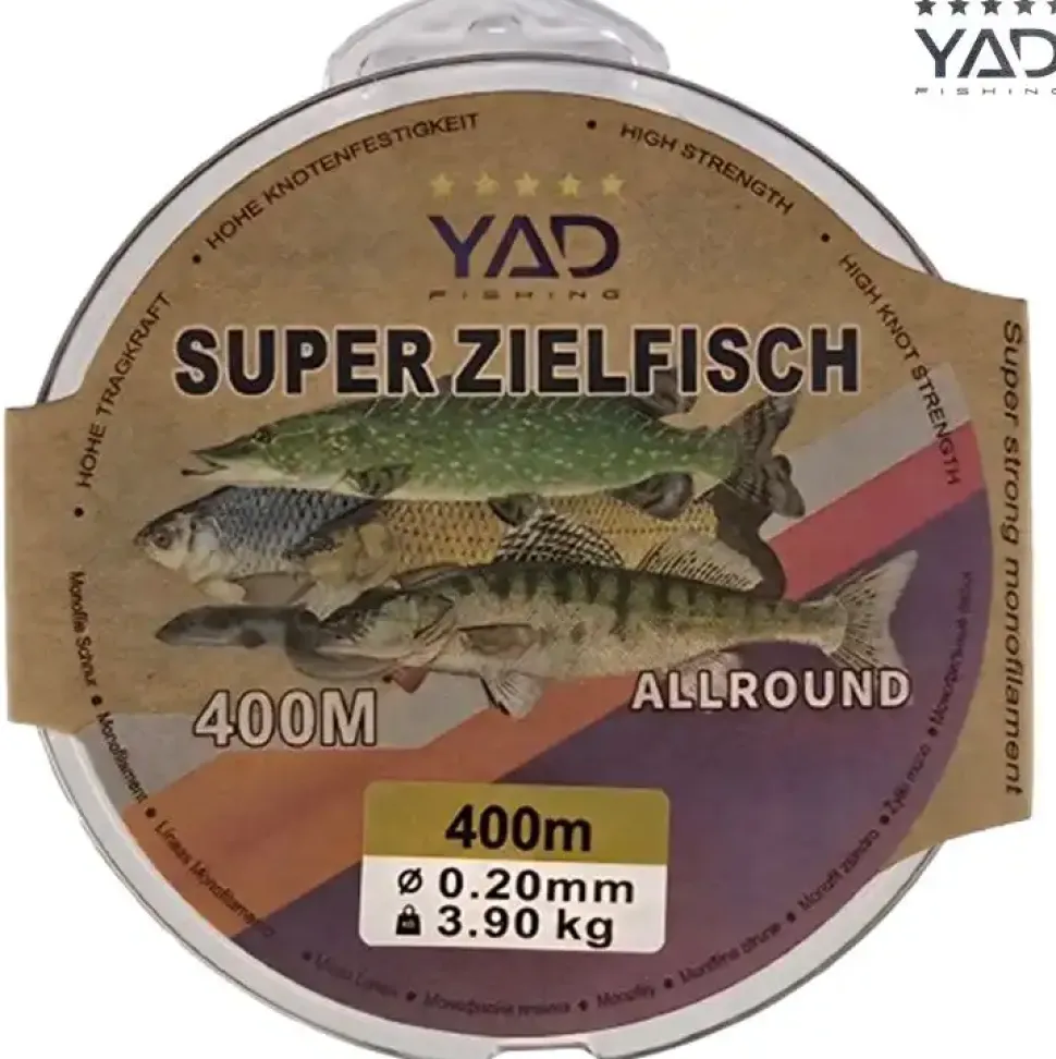 YAD Super Zielfisch Allround 400m 0,20mm clear